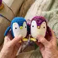 Brian the Penguin Amigurumi Pattern step 1 - construction progress