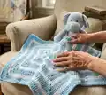 Bernat Pipsqueak Star Blanket Pattern step 4 - final assembly and finishing