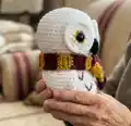 Eira Owl Amigurumi Pattern step 3 - details and accessories