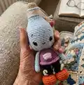 Potion Amigurumi Pattern step 1 - construction progress