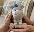 Bepo the little hippo Amigurumi Pattern step 3 - details and accessories